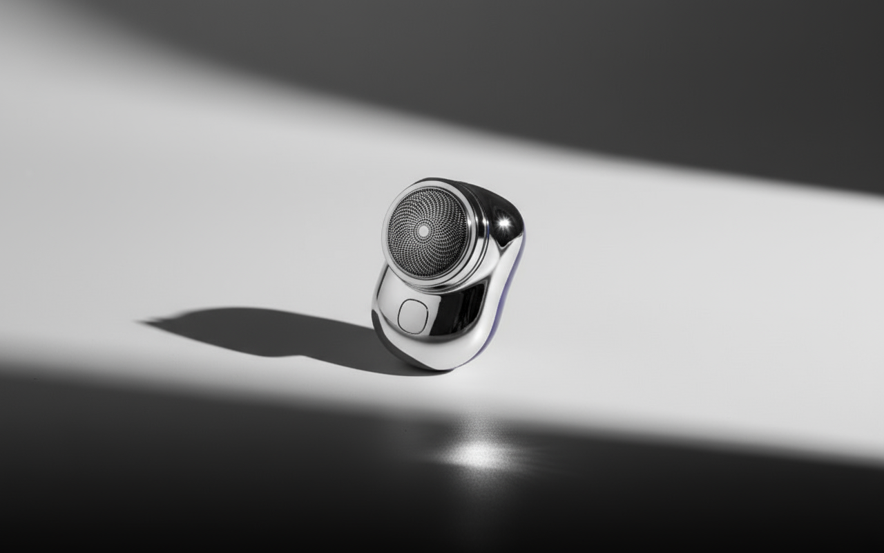 Electric Shaver Black & White Premium